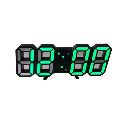 GlowTime 3D LED Wall Clock – Stylish Digital Clock with Adjustable Lighting