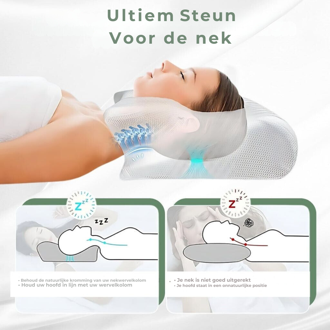 Orthopedic Pillow - SpineSupport - Ergonomic Design - Pain-Free Sleeping