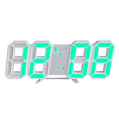 GlowTime 3D LED Wall Clock – Stylish Digital Clock with Adjustable Lighting