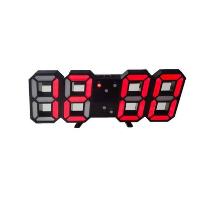 GlowTime 3D LED Wall Clock – Stylish Digital Clock with Adjustable Lighting