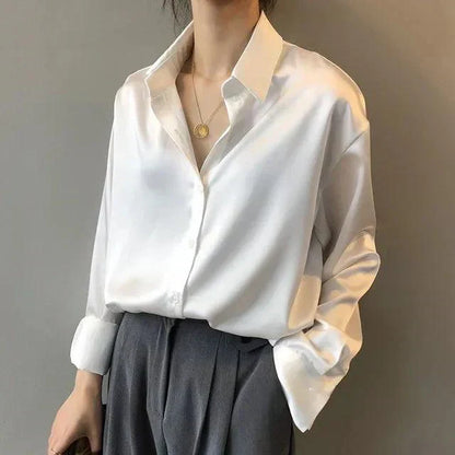 Luxe Satin Blouse | Timeless Elegance and Comfort