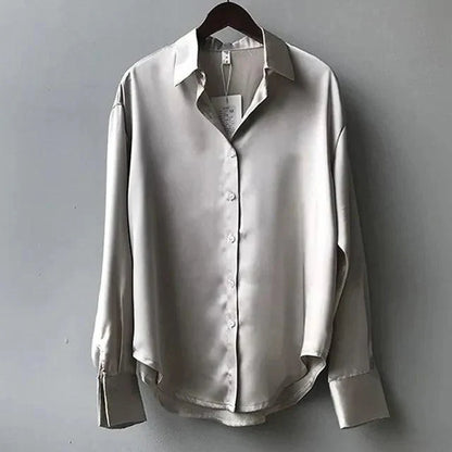 Luxe Satin Blouse | Timeless Elegance and Comfort