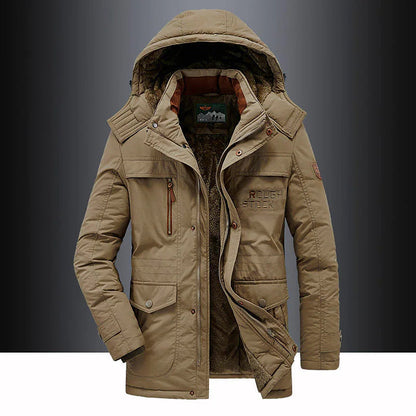 Casual padded parka jacket