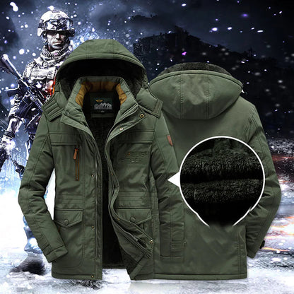 Casual padded parka jacket