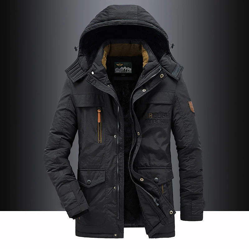 Casual padded parka jacket